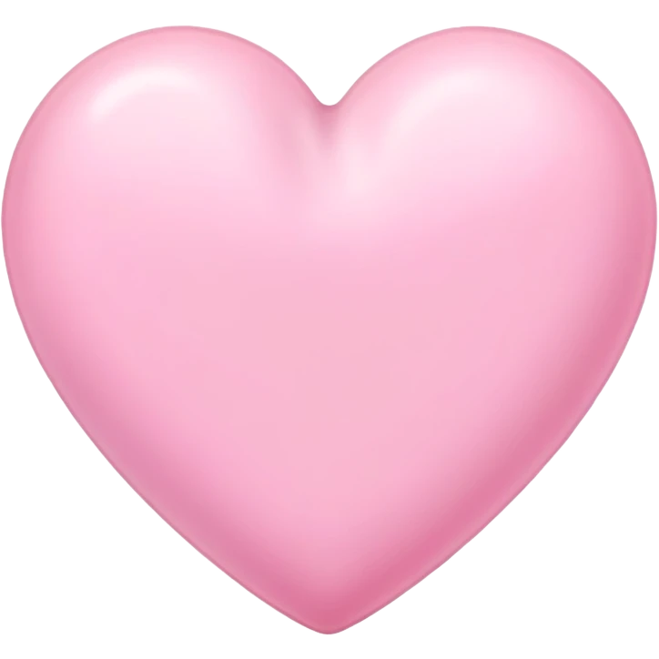 pink pastel heart emoji