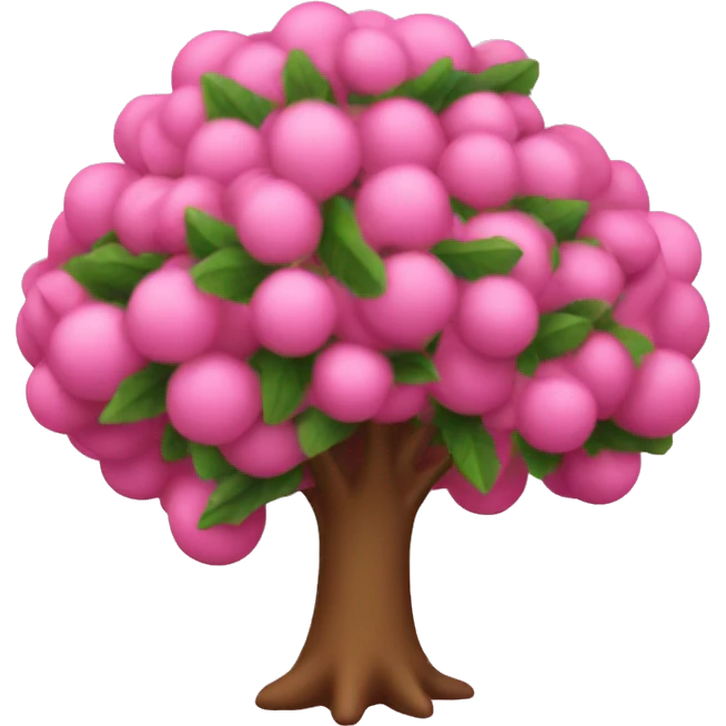 Árbol de Navidad Rosa emoji