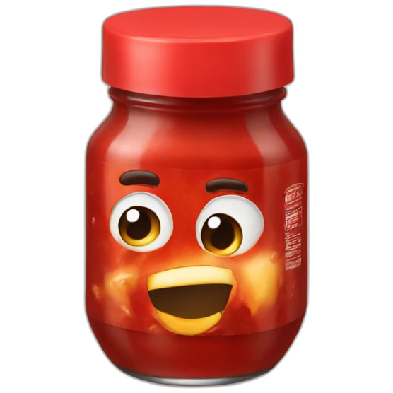 tumbado sobre ketchup emoji