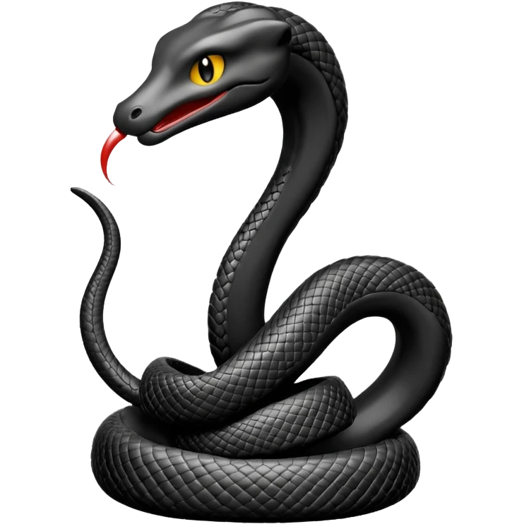 uma lamparina tradicional branca   com uma cobra  preta em volta  emoji