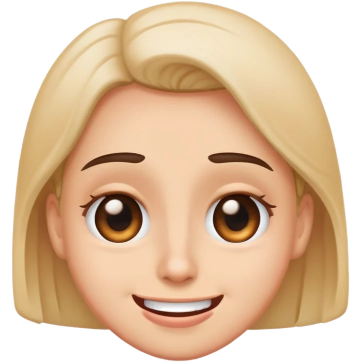rolling its eyes with a smile emoji