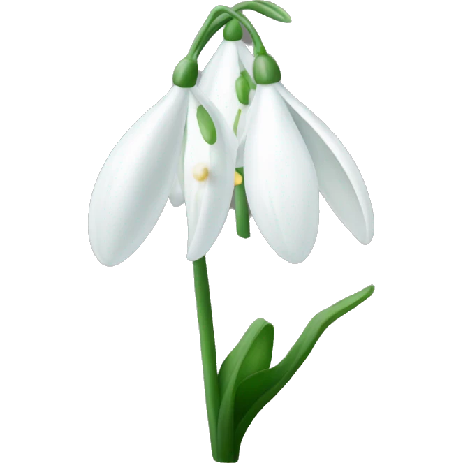 snowdrop emoji