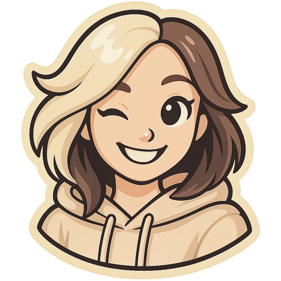 Make the character's skin even paler while preserving the classic Telegram sticker style with clean outlines and light colors. Remove the background. emoji