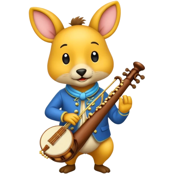 un animal musicien emoji