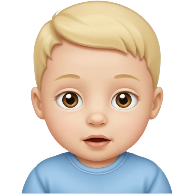 baby unique looking emoji