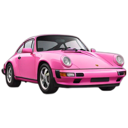 pink porsche emoji