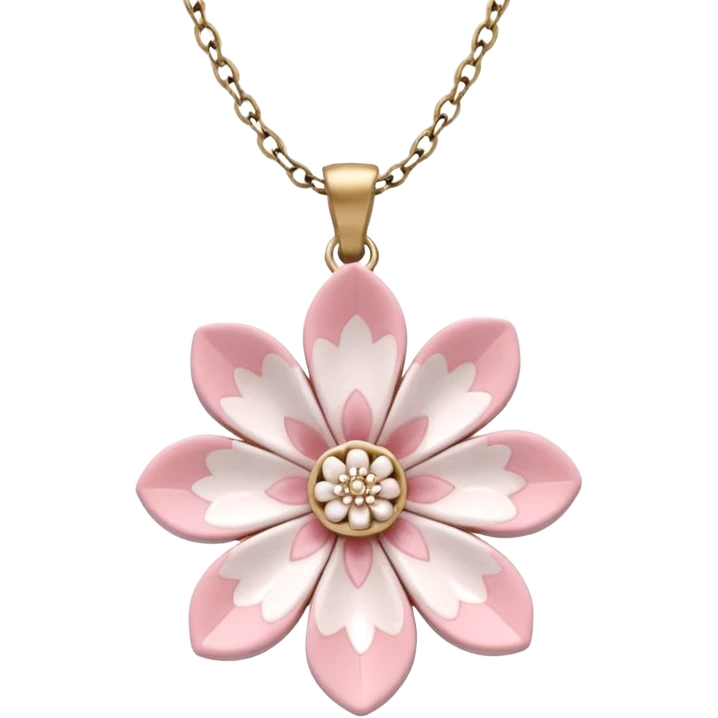 Lolita Sakura flower necklace emoji