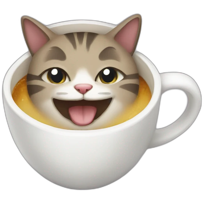 cup-of-cat emoji
