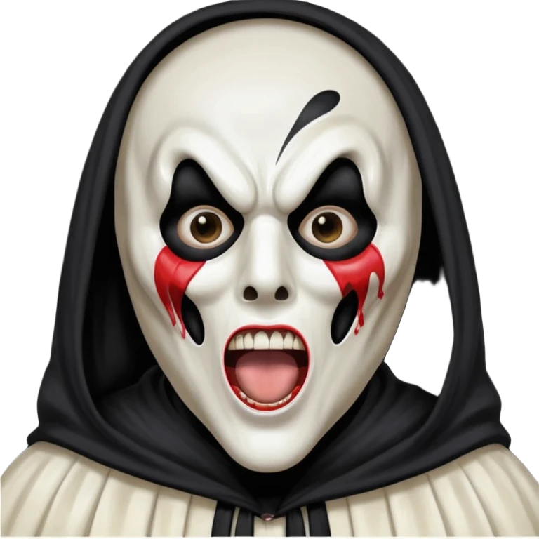 Scream guy painting  emoji