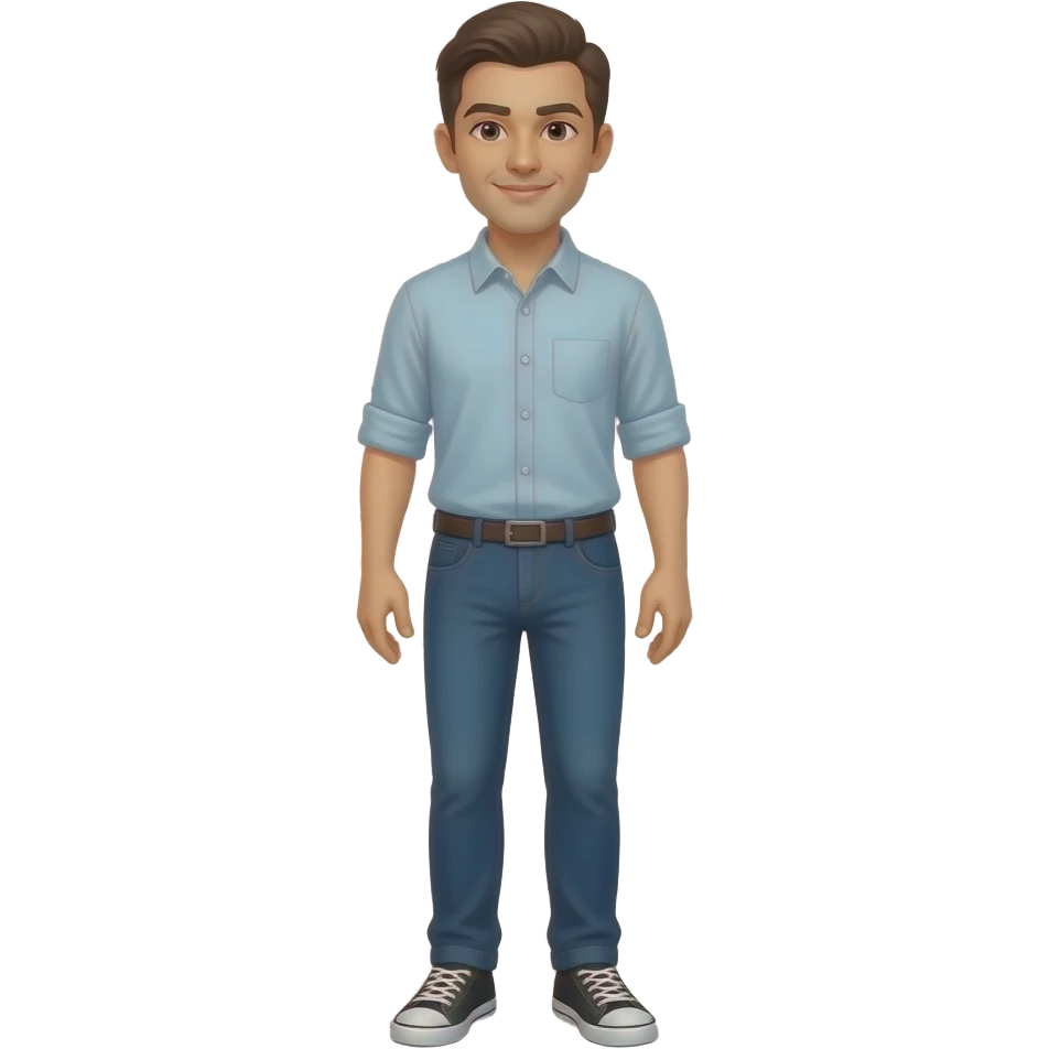 person measuring their full body height emoji