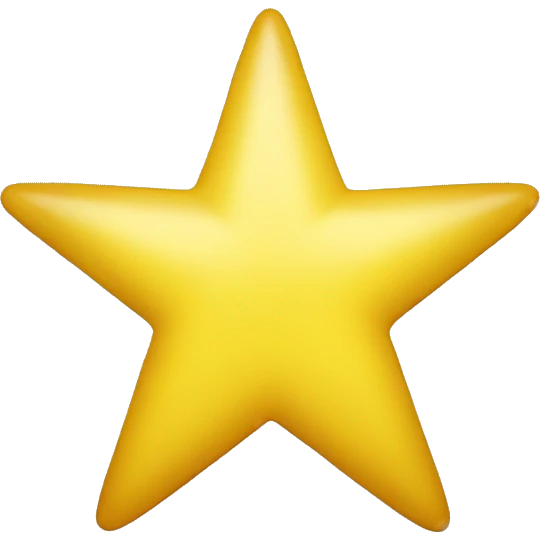 half of a yellow star emoji