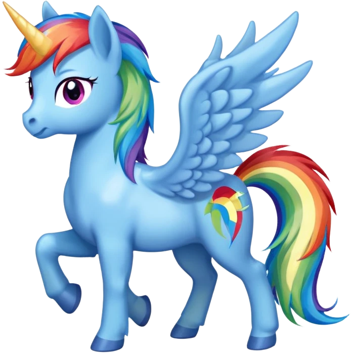 Rainbow dash emoji