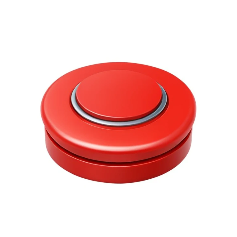 Red stop button emoji