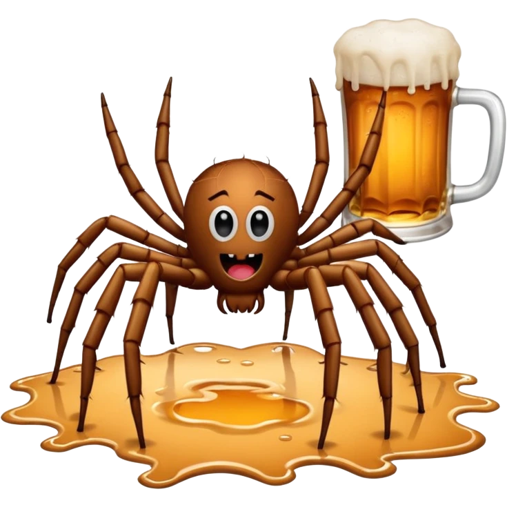 Lager spider  emoji