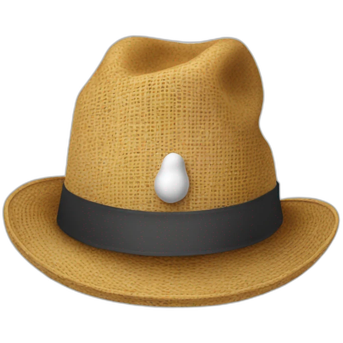 Un penis avec un chapeau emoji