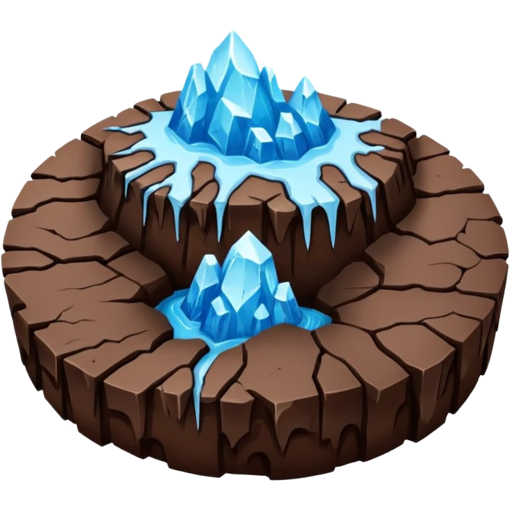 Frozen mudslide  emoji