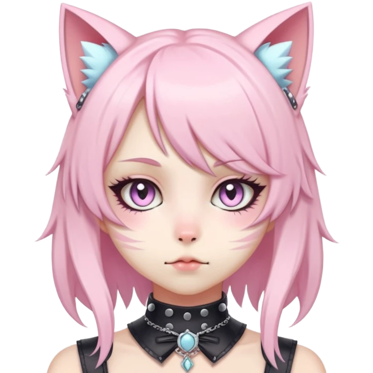 Pastel Edgy Kawaii Cute Beautiful Elegant Pretty Anime Punk Lolita Catgirl emoji