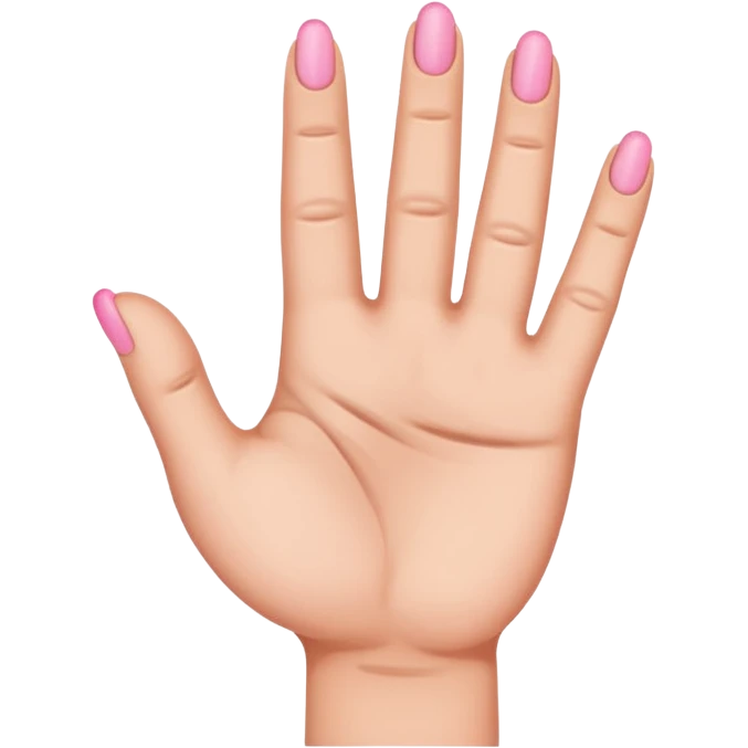 Pinky middle finger emoji