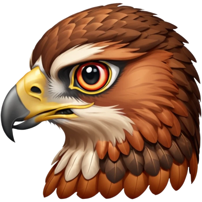 Red tailed hawk emoji