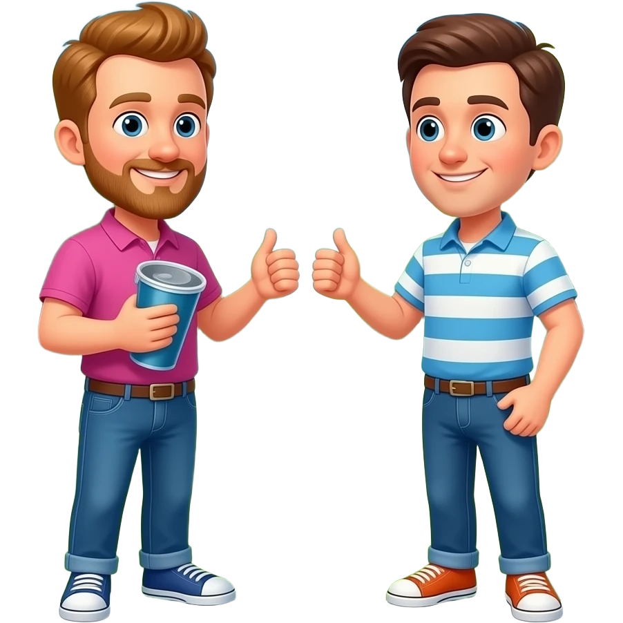 guy named dick meeting his friend balls emoji