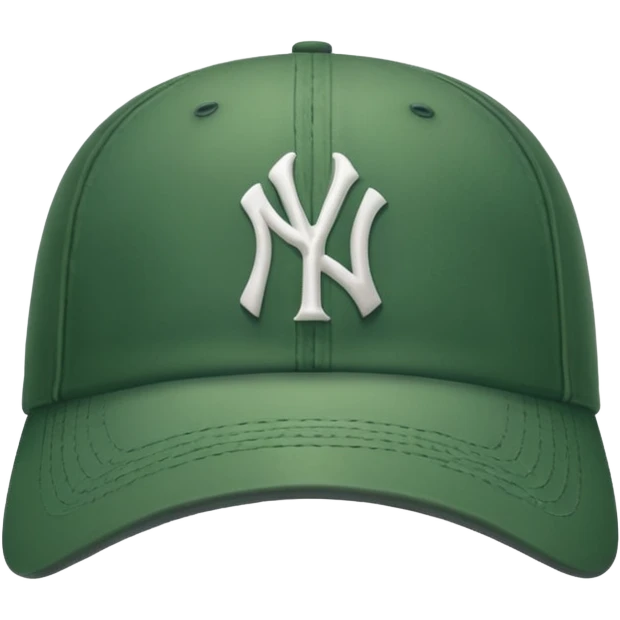 new york Yankee green cap emoji