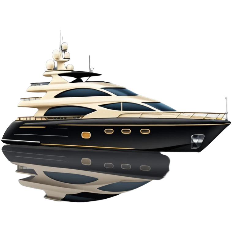 black yacht emoji