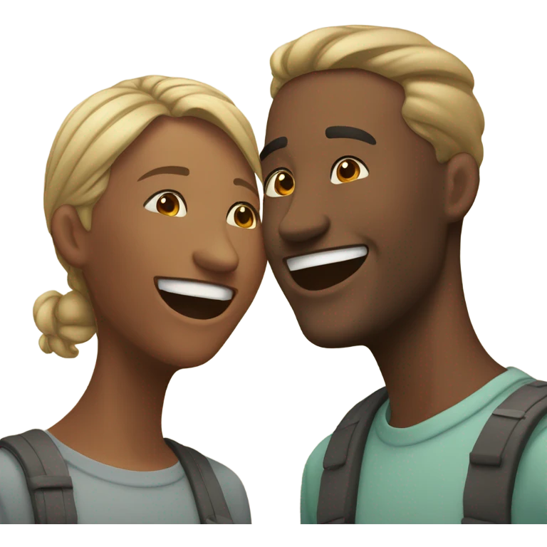 Smiling both  emoji