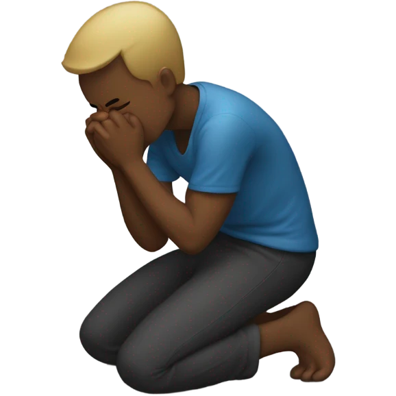 Kneeling for someone emoji