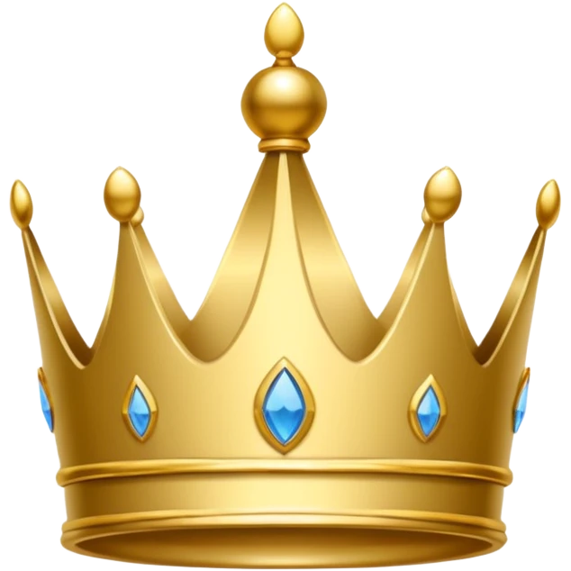 white premium logo crown simple emoji