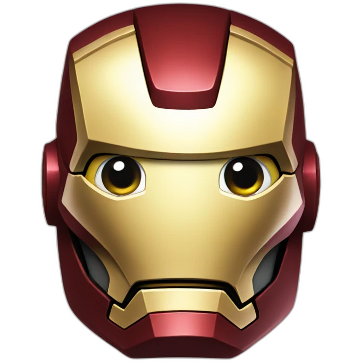 Cute iron man emoji