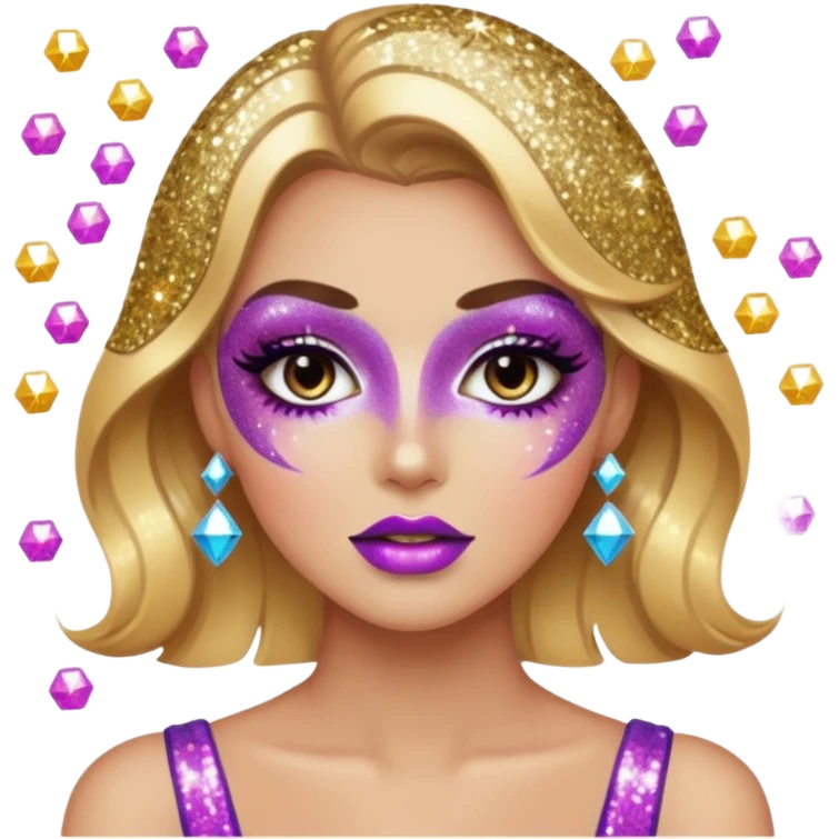 Glitter killer emoji