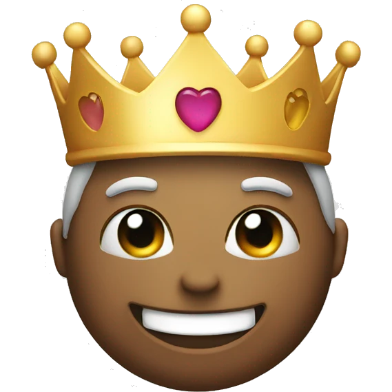 smile with a crown emoji