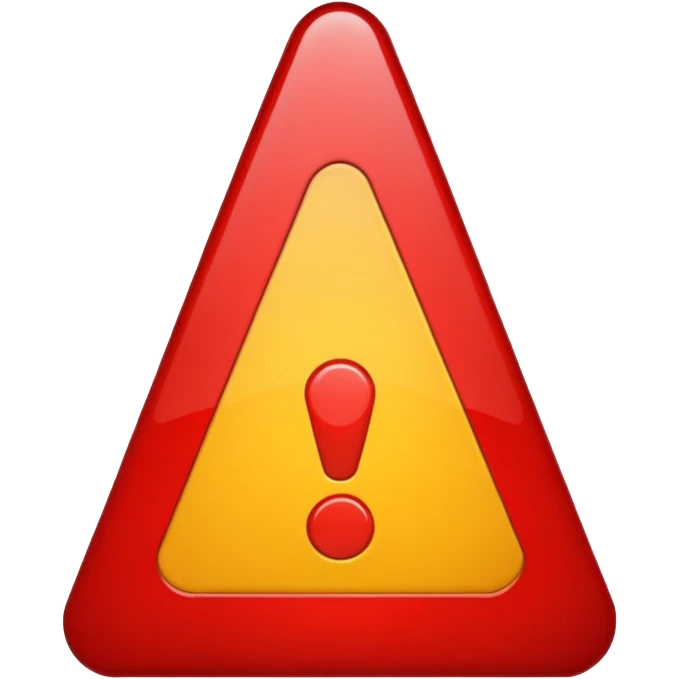 Warning Icon ❗ emoji