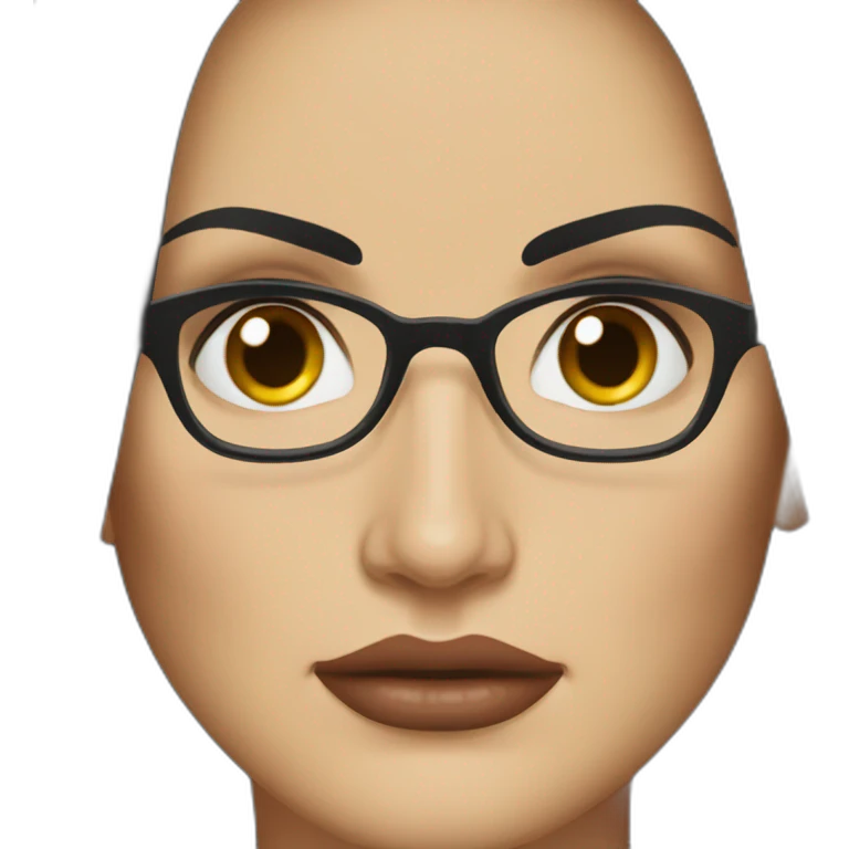 Demi Moore serious emoji