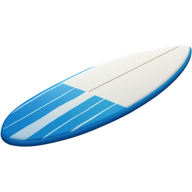 Blue and white surfboard  emoji