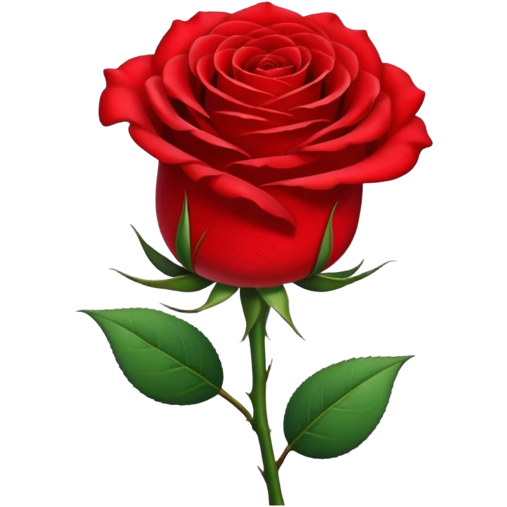 a beautiful rose emoji