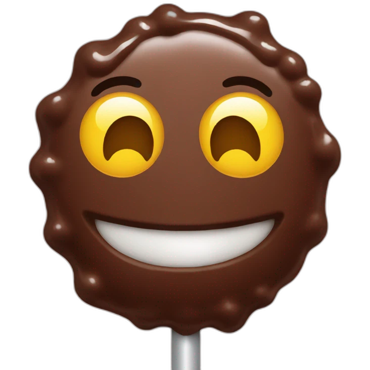 happy chocolate rice pops emoji