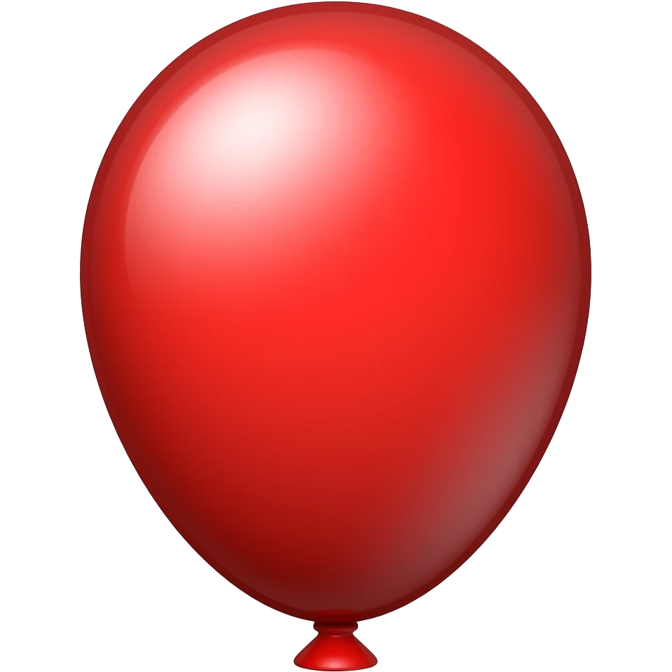 red baloon emoji