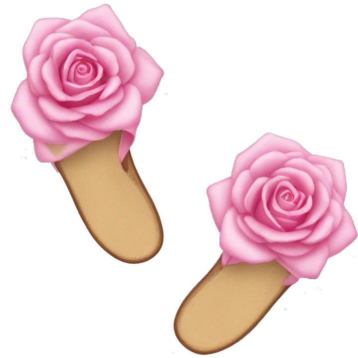 Chancletas rosas  emoji