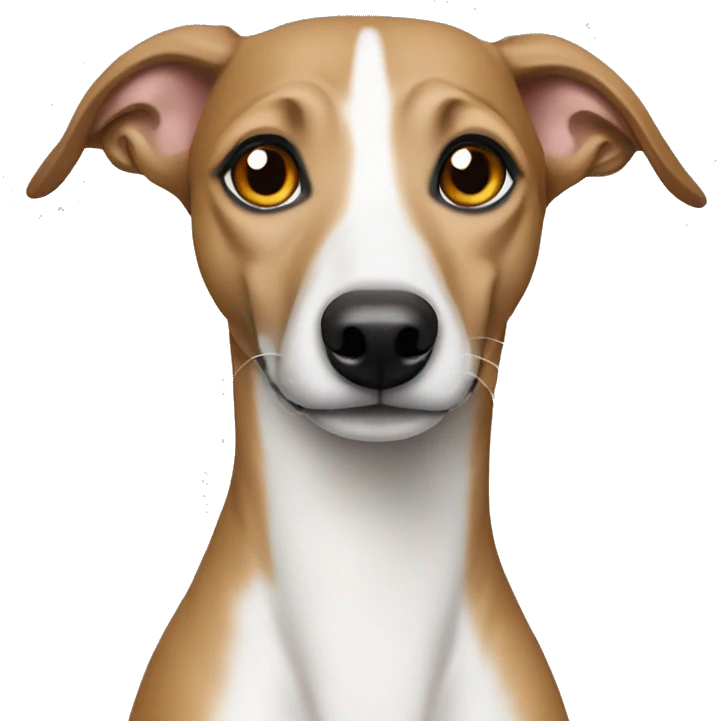 whippet with ginger female emoji