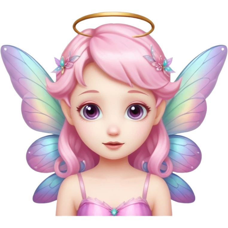 little pink fairy emoji