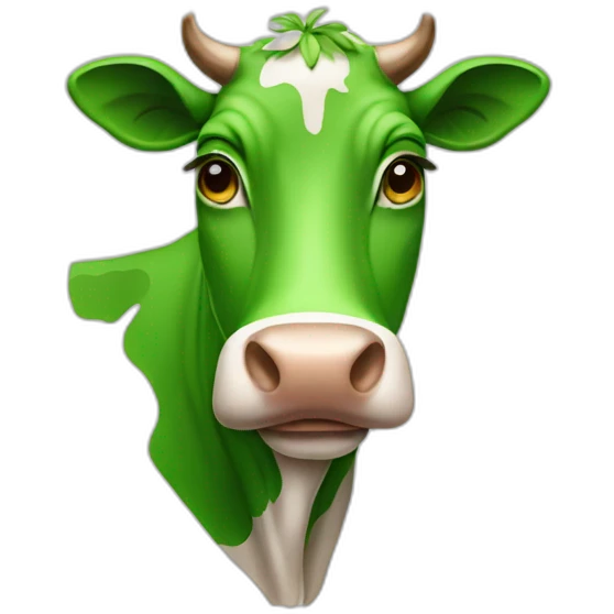 green cow emoji