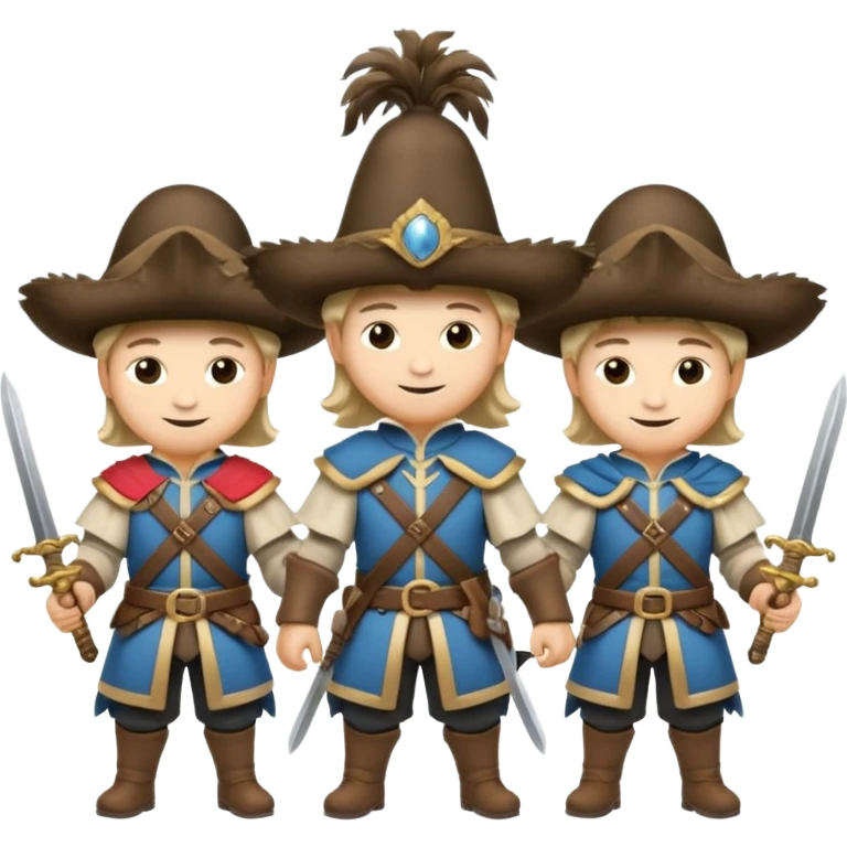 3 musketeers emoji