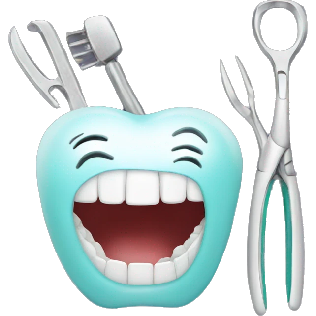 dentist tools emoji