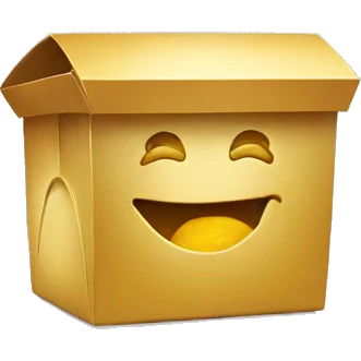 golden mcdonald box emoji