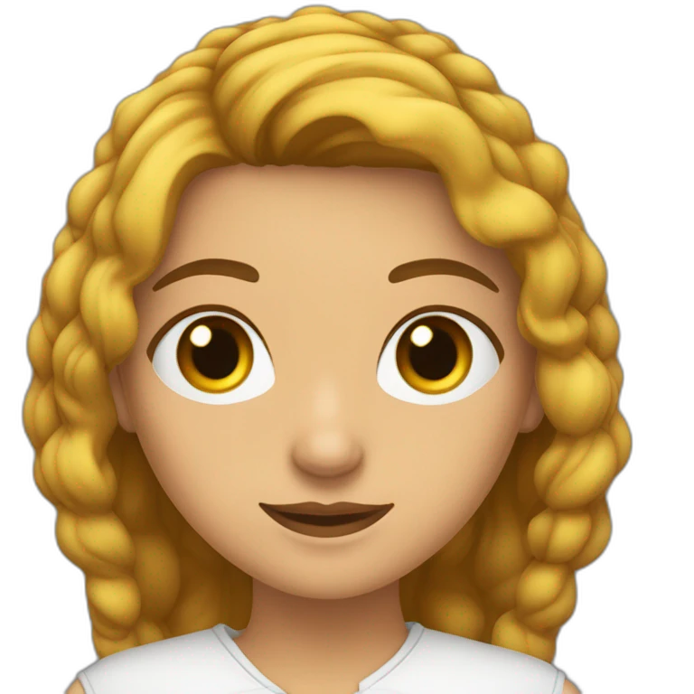 mujer pelo castaño hasta los hombros con anteojos cuadrados y ojos castaños emoji