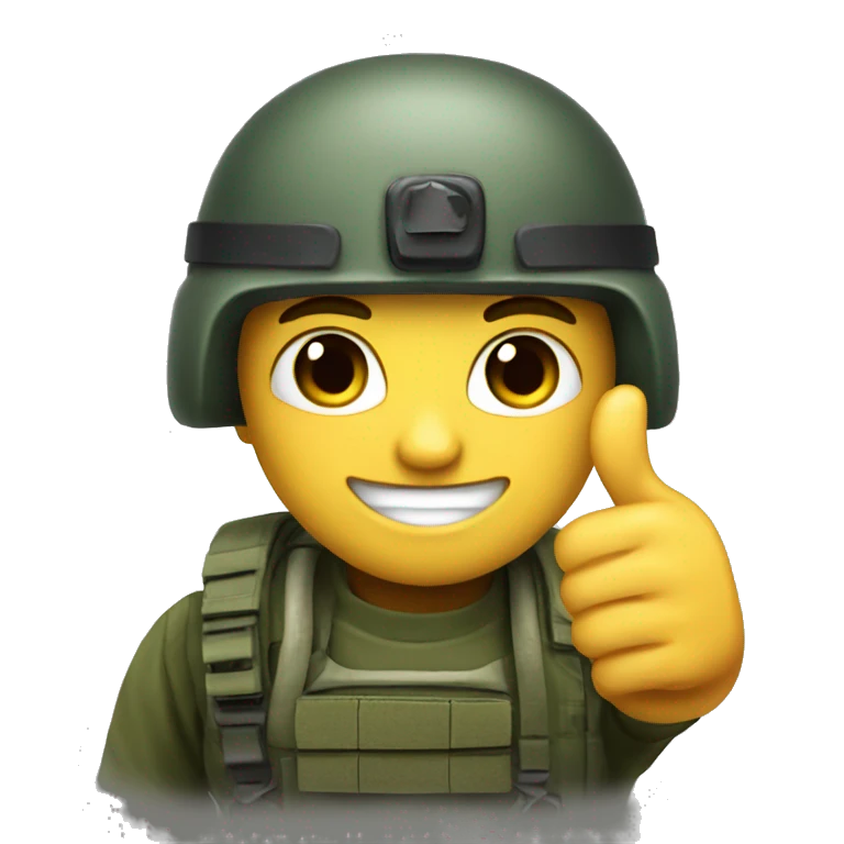 special forces thumbs up emoji