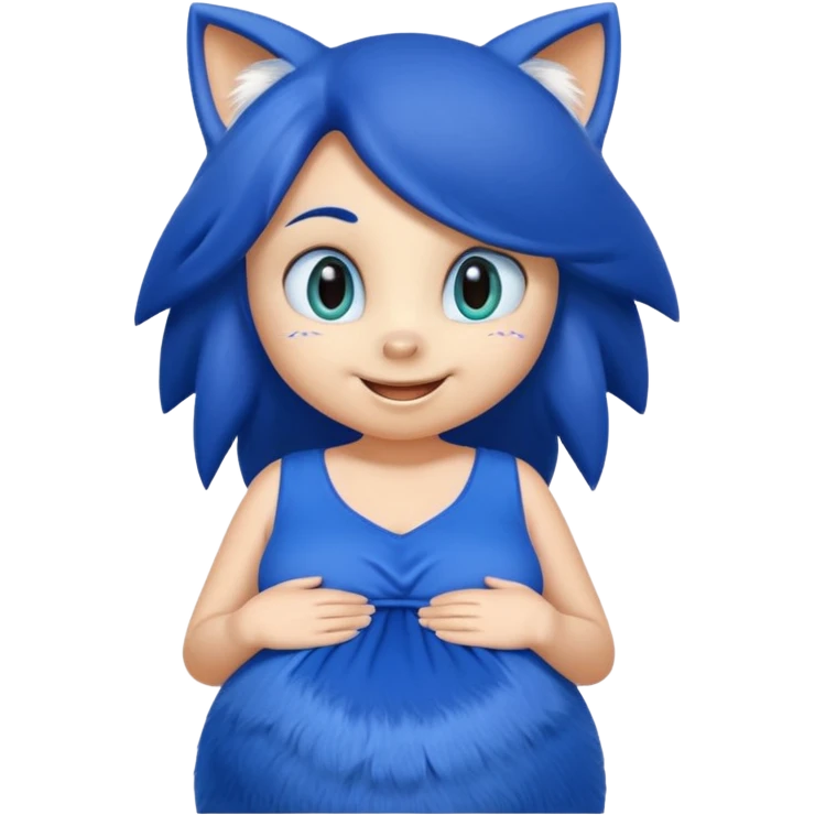 pregnant sonic emoji