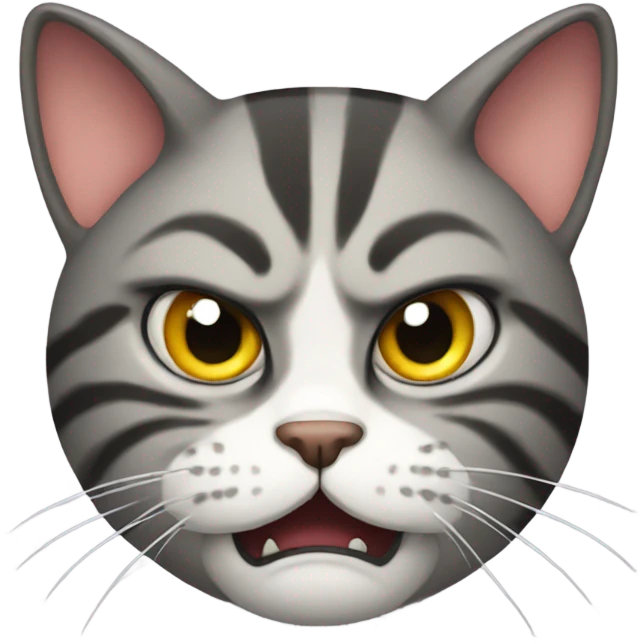 angry cat emoji