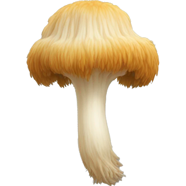 Hericium erinaceus lion's mane emoji